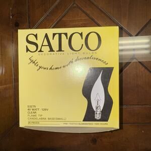 Case Of 25 Replacement Bulb for SATCO S3275 40W 120V